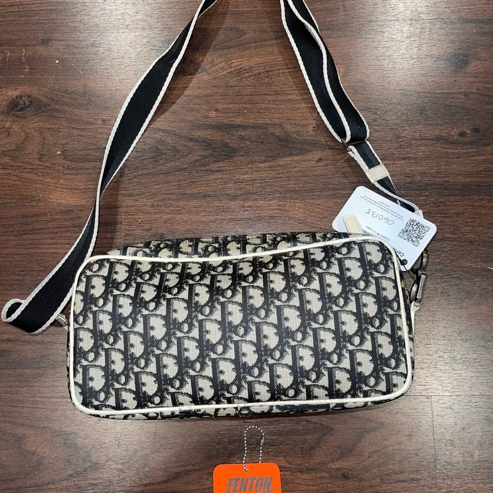 Dior Monogram Black and White Belt Bag - Picture 2 of 5